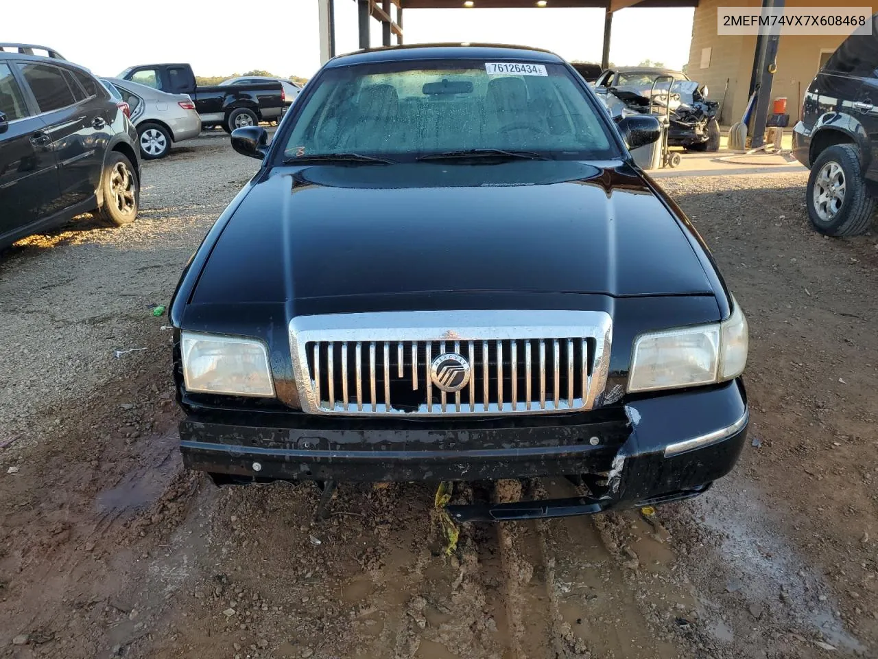 2007 Mercury Grand Marquis Gs VIN: 2MEFM74VX7X608468 Lot: 76126434