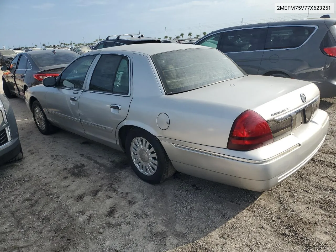 2007 Mercury Grand Marquis Ls VIN: 2MEFM75V77X623251 Lot: 76282824