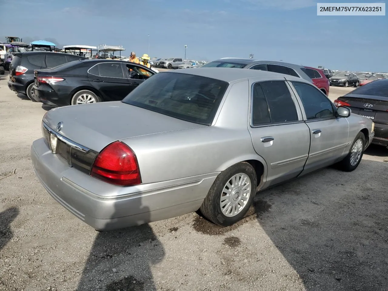 2007 Mercury Grand Marquis Ls VIN: 2MEFM75V77X623251 Lot: 76282824