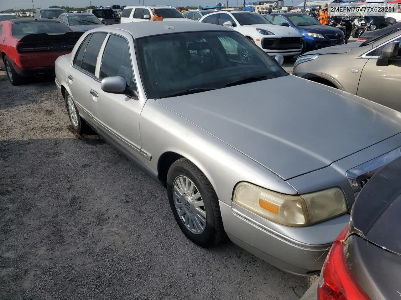 2007 Mercury Grand Marquis Ls VIN: 2MEFM75V77X623251 Lot: 76282824