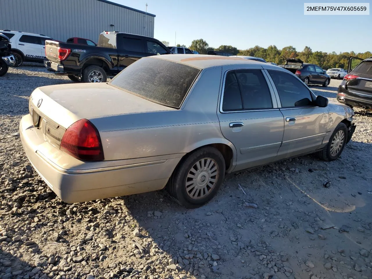 2007 Mercury Grand Marquis Ls VIN: 2MEFM75V47X605659 Lot: 76669584