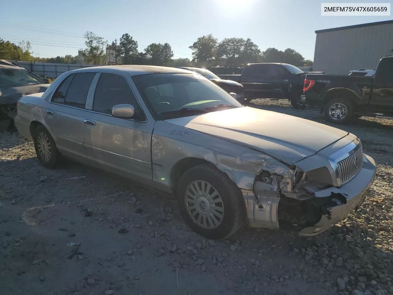 2007 Mercury Grand Marquis Ls VIN: 2MEFM75V47X605659 Lot: 76669584