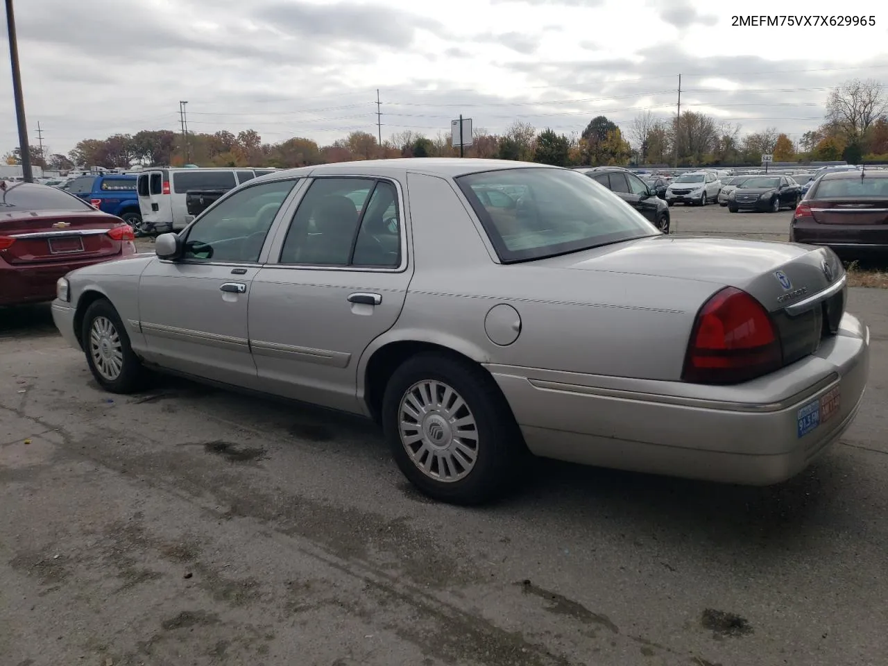 2007 Mercury Grand Marquis Ls VIN: 2MEFM75VX7X629965 Lot: 77647274