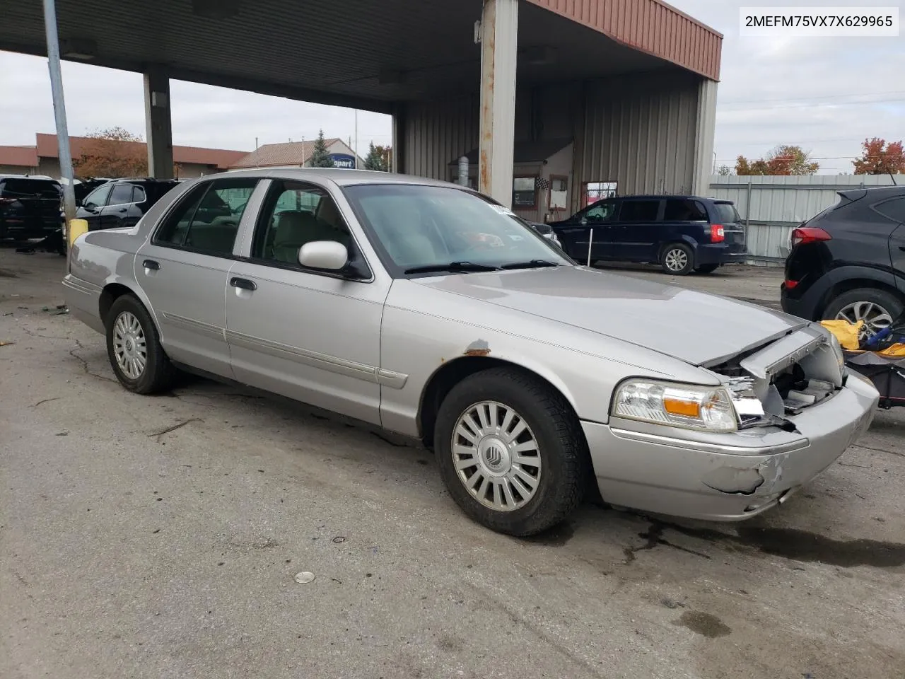 2007 Mercury Grand Marquis Ls VIN: 2MEFM75VX7X629965 Lot: 77647274