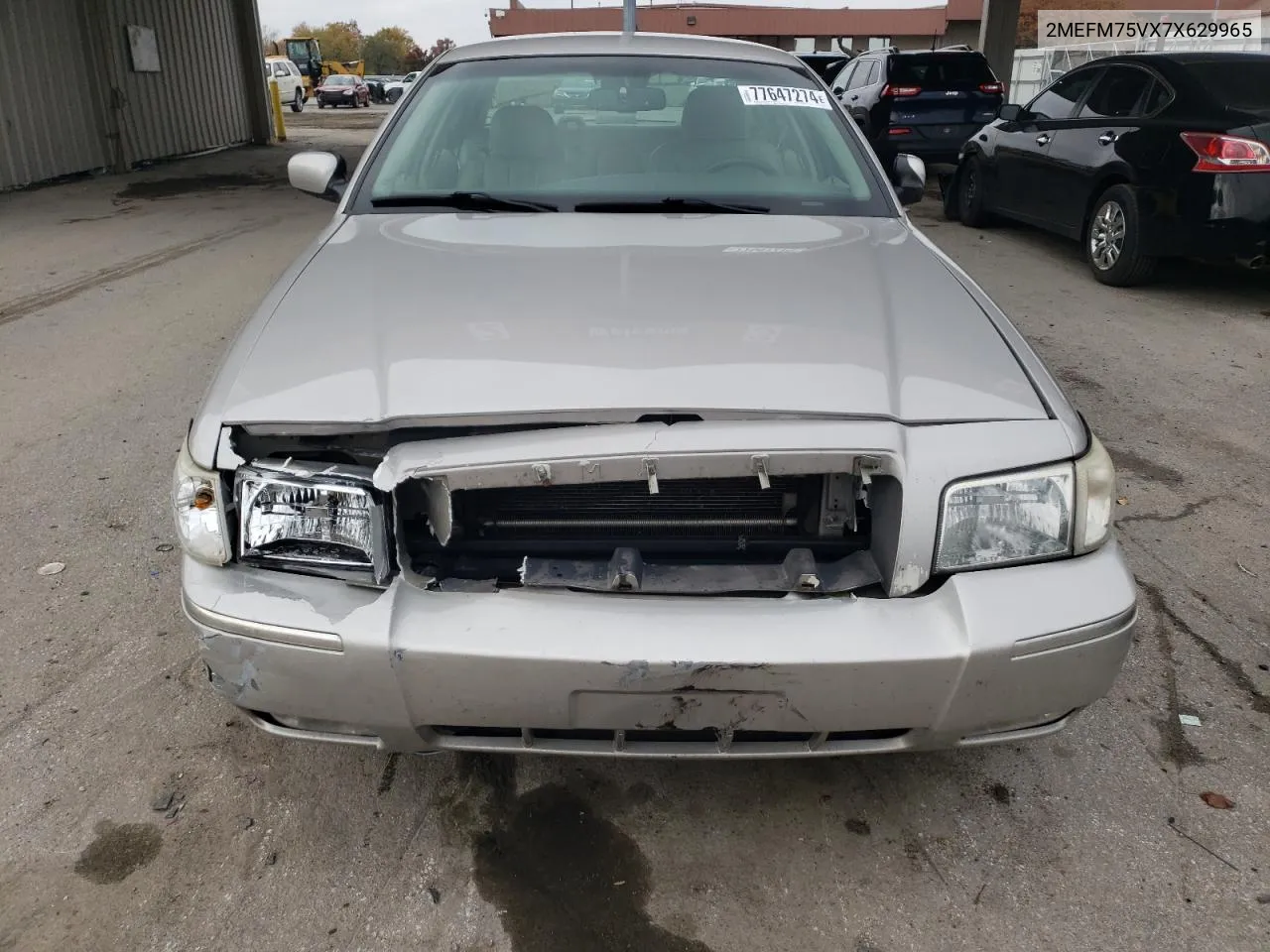 2007 Mercury Grand Marquis Ls VIN: 2MEFM75VX7X629965 Lot: 77647274