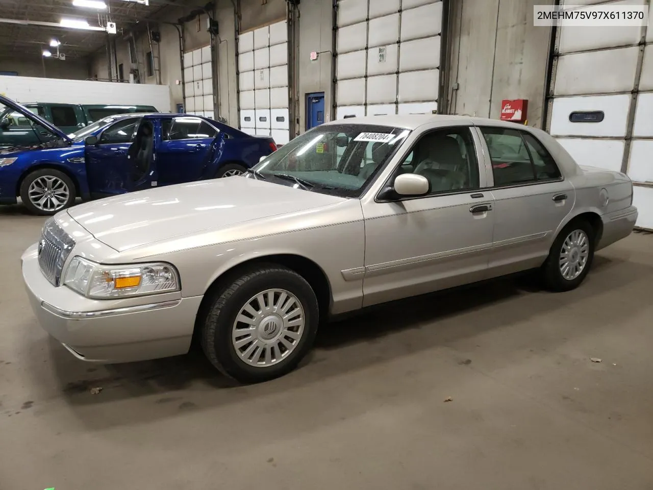 2007 Mercury Grand Marquis Ls VIN: 2MEHM75V97X611370 Lot: 78408204