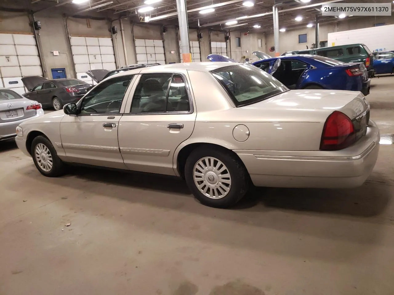 2007 Mercury Grand Marquis Ls VIN: 2MEHM75V97X611370 Lot: 78408204