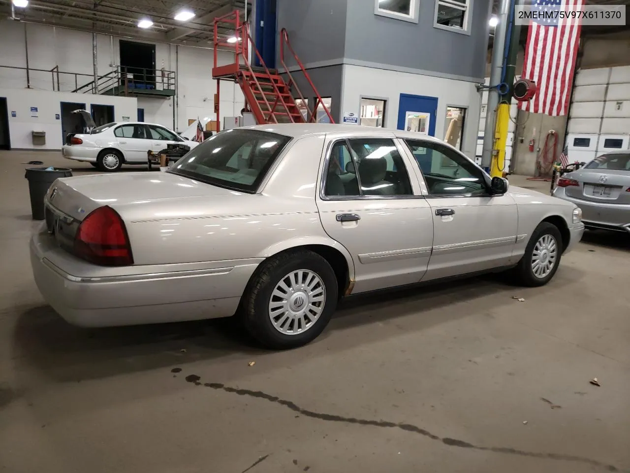 2007 Mercury Grand Marquis Ls VIN: 2MEHM75V97X611370 Lot: 78408204