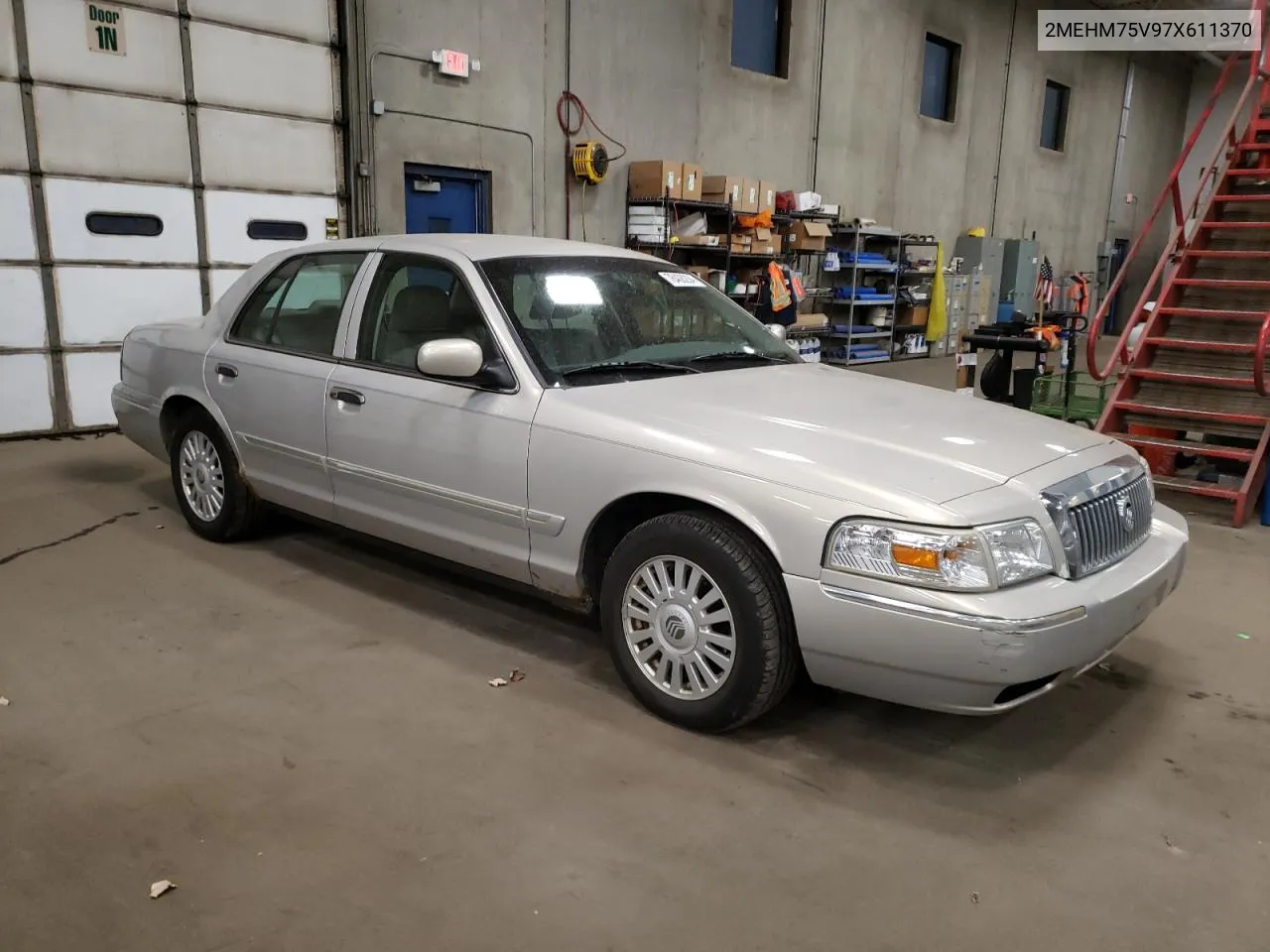 2007 Mercury Grand Marquis Ls VIN: 2MEHM75V97X611370 Lot: 78408204