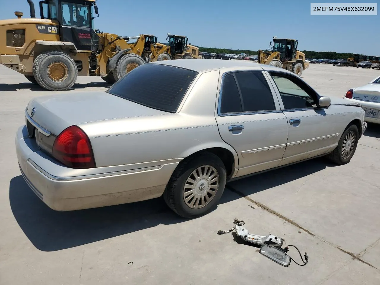 2008 Mercury Grand Marquis Ls VIN: 2MEFM75V48X632099 Lot: 57943614