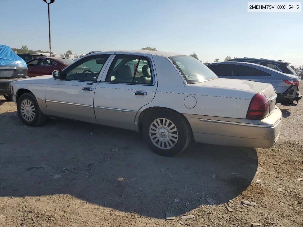 2008 Mercury Grand Marquis Ls VIN: 2MEHM75V18X615415 Lot: 69058844