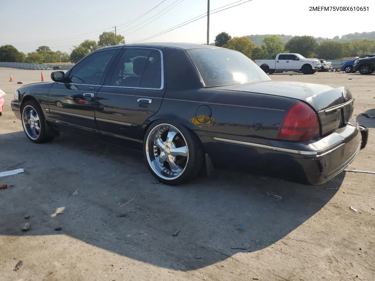 2008 Mercury Grand Marquis Ls VIN: 2MEFM75V08X610651 Lot: 69104004