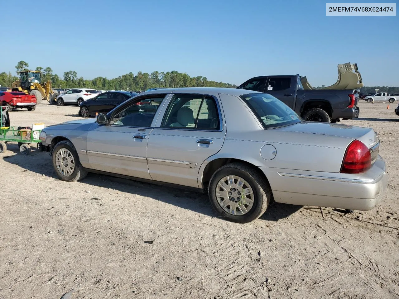 2MEFM74V68X624474 2008 Mercury Grand Marquis Gs