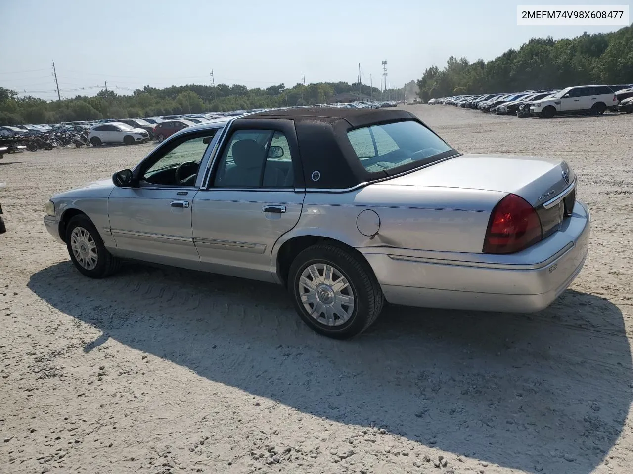 2008 Mercury Grand Marquis Gs VIN: 2MEFM74V98X608477 Lot: 71574754