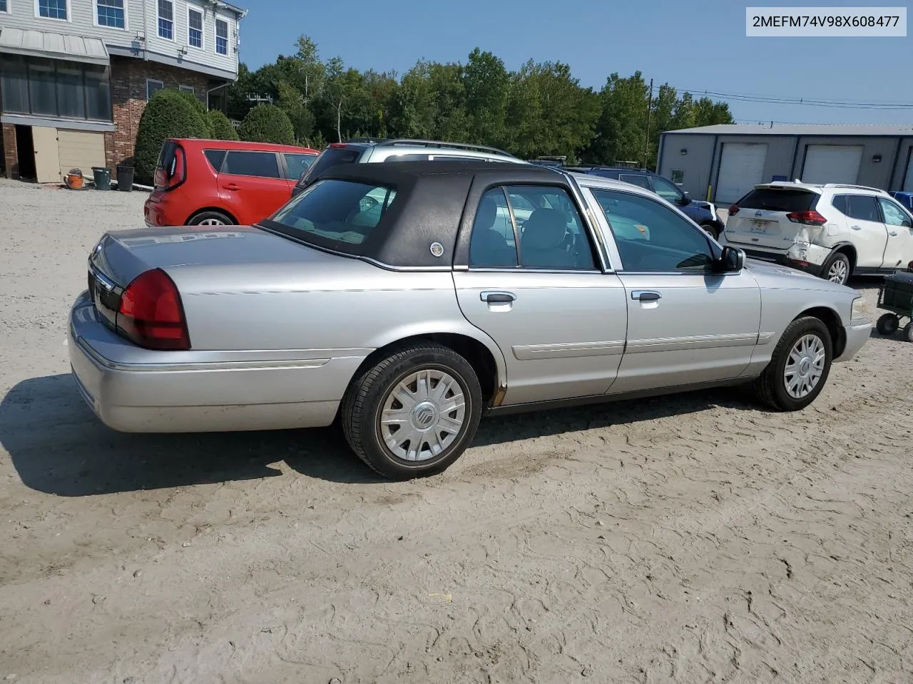 2008 Mercury Grand Marquis Gs VIN: 2MEFM74V98X608477 Lot: 71574754