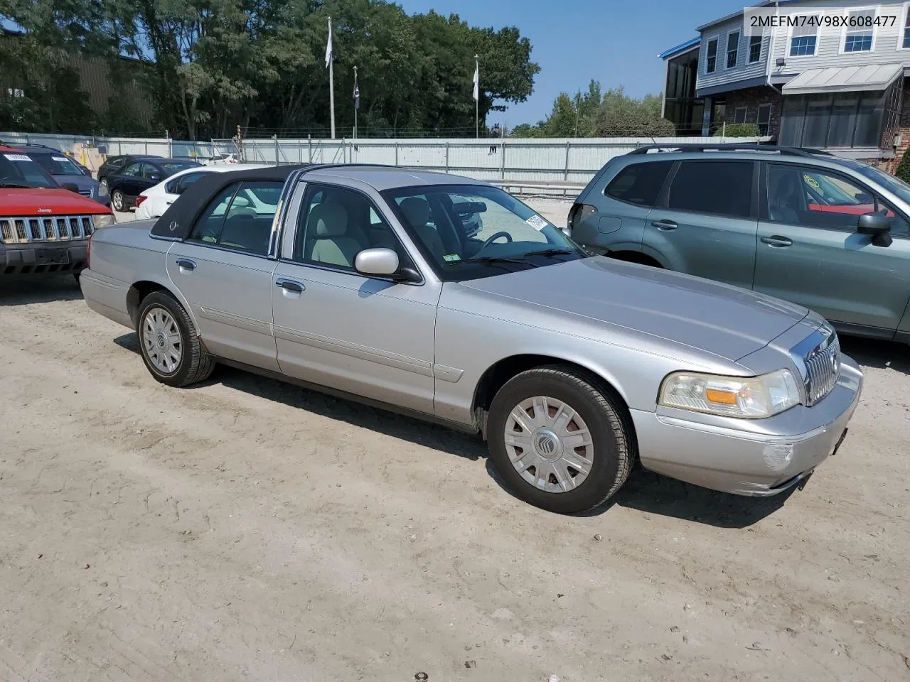 2008 Mercury Grand Marquis Gs VIN: 2MEFM74V98X608477 Lot: 71574754