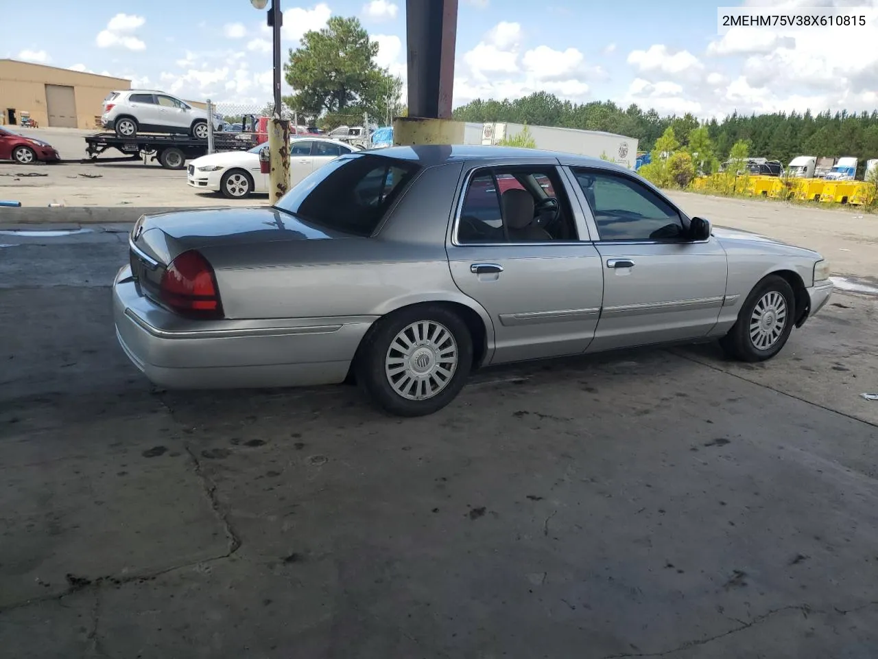 2008 Mercury Grand Marquis Ls VIN: 2MEHM75V38X610815 Lot: 72438484