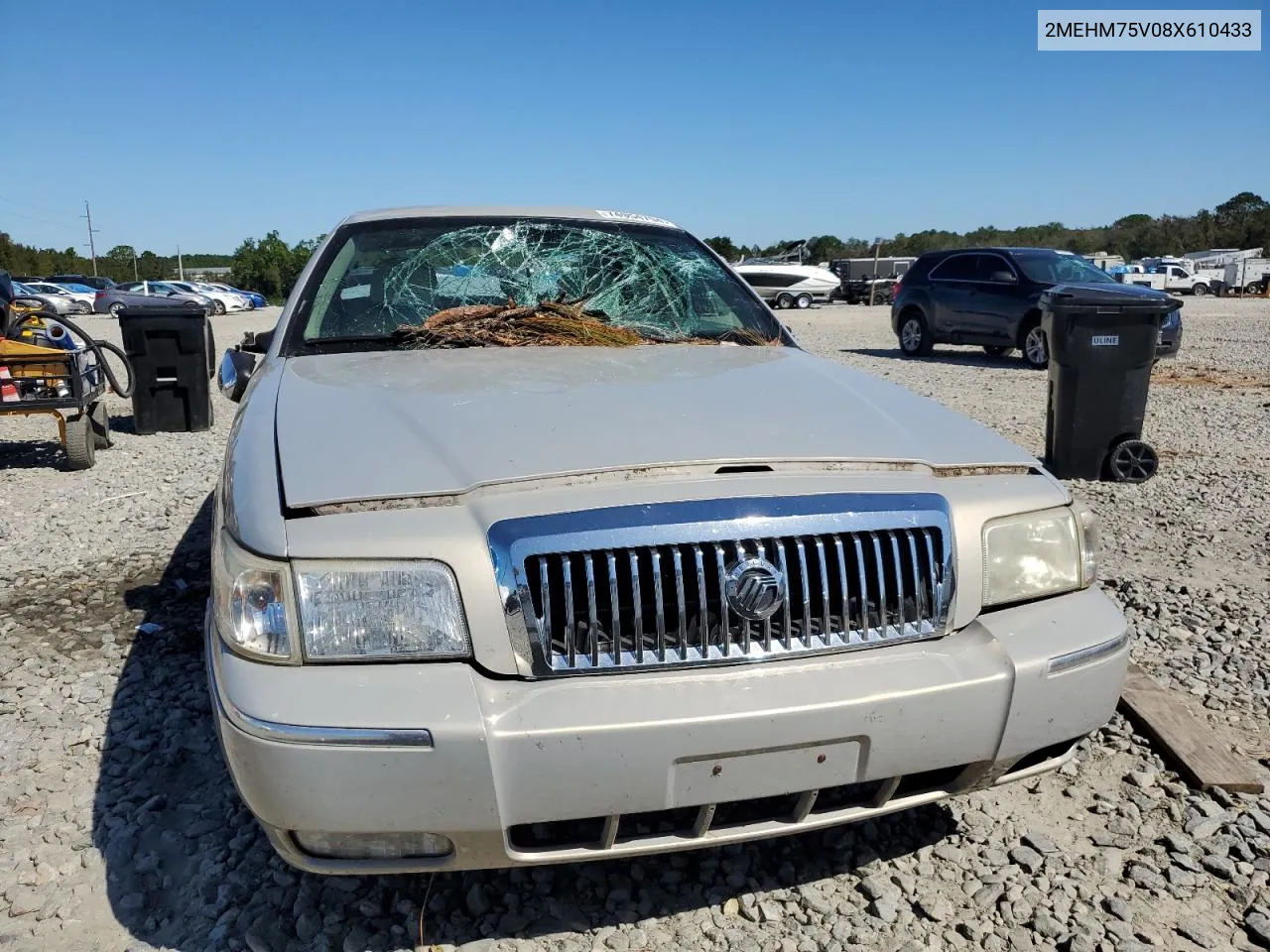 2008 Mercury Grand Marquis Ls VIN: 2MEHM75V08X610433 Lot: 74954794