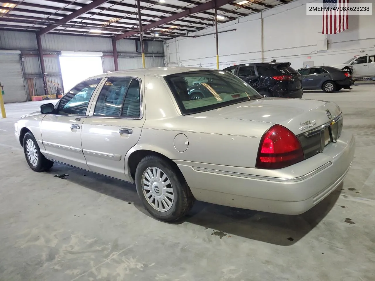 2008 Mercury Grand Marquis Gs VIN: 2MEFM74V08X623238 Lot: 75285854