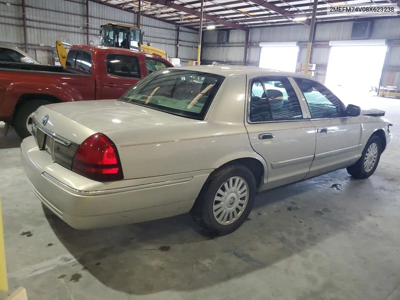 2008 Mercury Grand Marquis Gs VIN: 2MEFM74V08X623238 Lot: 75285854