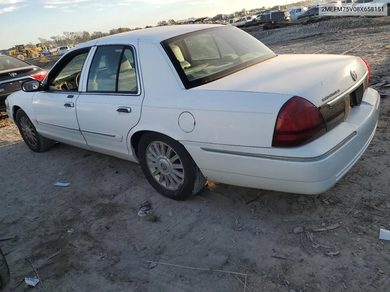 2008 Mercury Grand Marquis Ls VIN: 2MEFM75V08X658151 Lot: 76416094