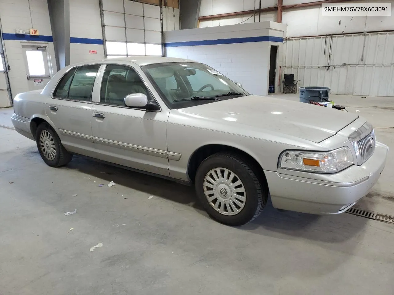 2008 Mercury Grand Marquis Ls VIN: 2MEHM75V78X603091 Lot: 76592484