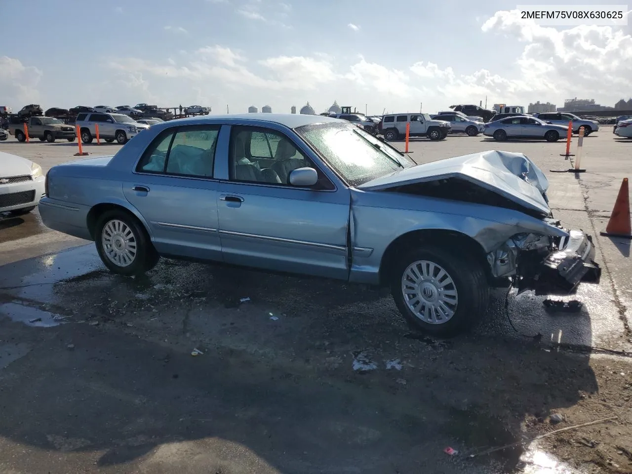 2008 Mercury Grand Marquis Ls VIN: 2MEFM75V08X630625 Lot: 78503544