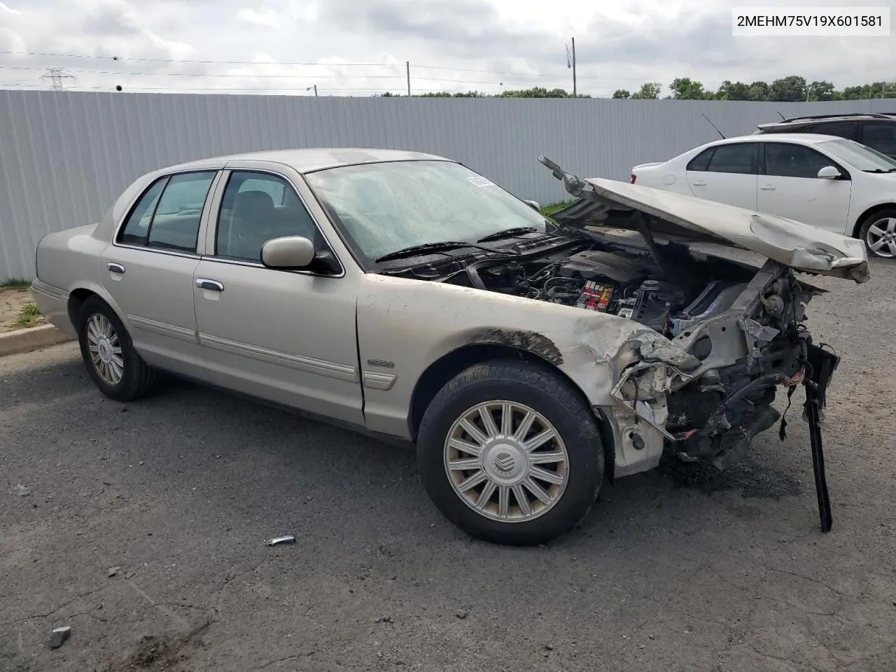 2009 Mercury Grand Marquis Ls VIN: 2MEHM75V19X601581 Lot: 62426694