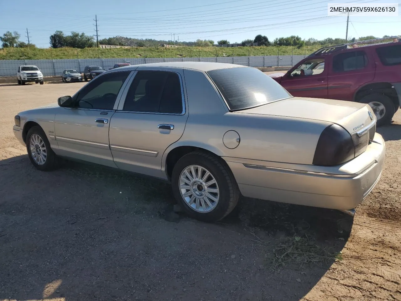 2009 Mercury Grand Marquis Ls VIN: 2MEHM75V59X626130 Lot: 68255354