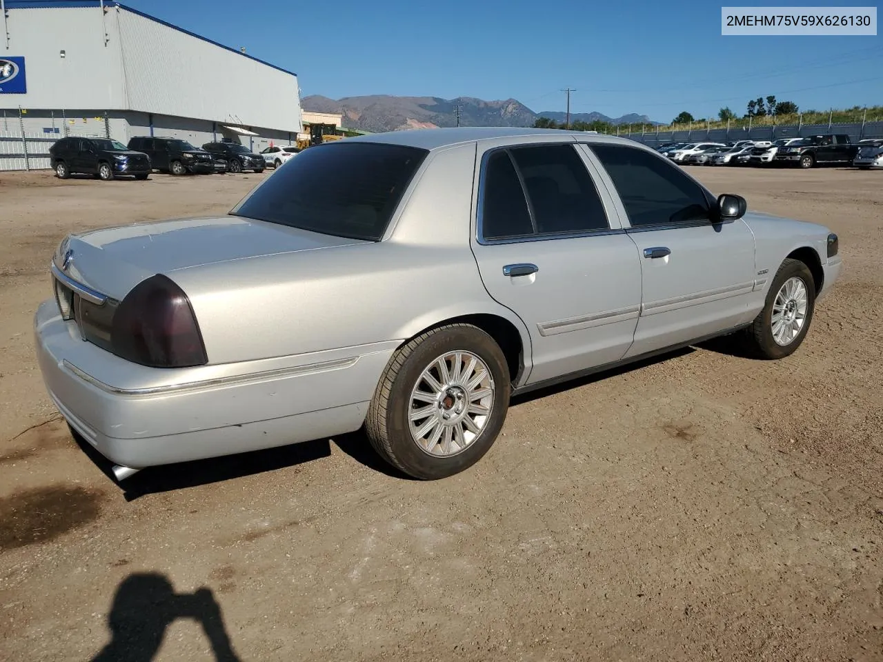 2009 Mercury Grand Marquis Ls VIN: 2MEHM75V59X626130 Lot: 68255354