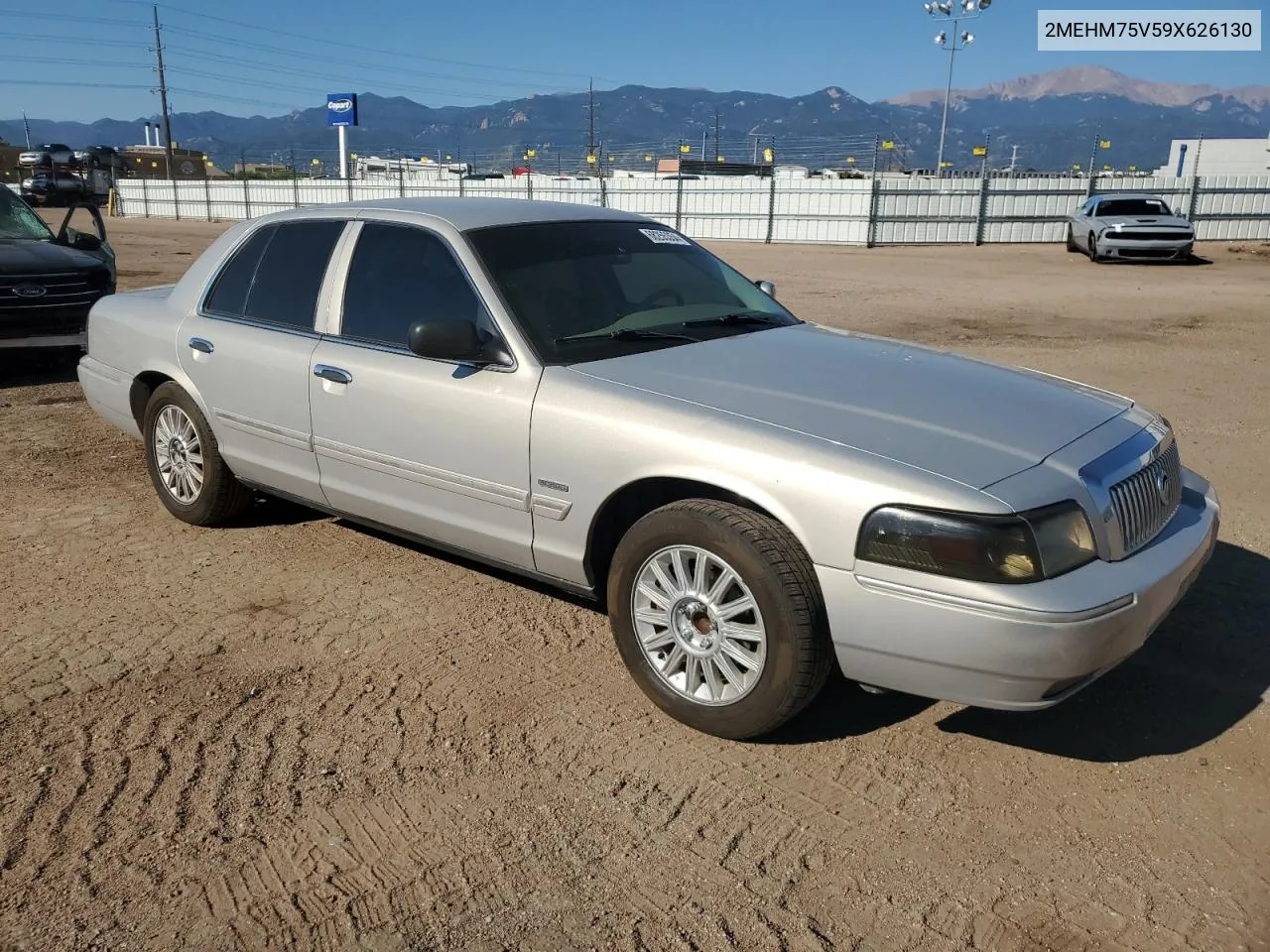 2009 Mercury Grand Marquis Ls VIN: 2MEHM75V59X626130 Lot: 68255354