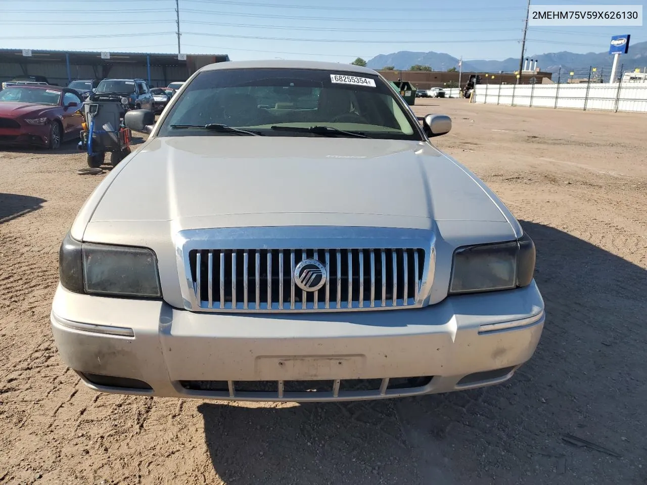 2009 Mercury Grand Marquis Ls VIN: 2MEHM75V59X626130 Lot: 68255354