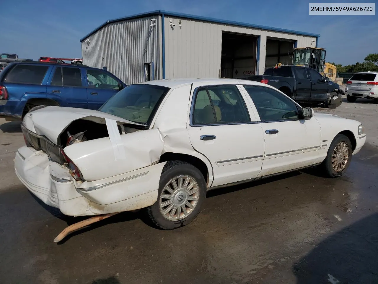 2009 Mercury Grand Marquis Ls VIN: 2MEHM75V49X626720 Lot: 68713564