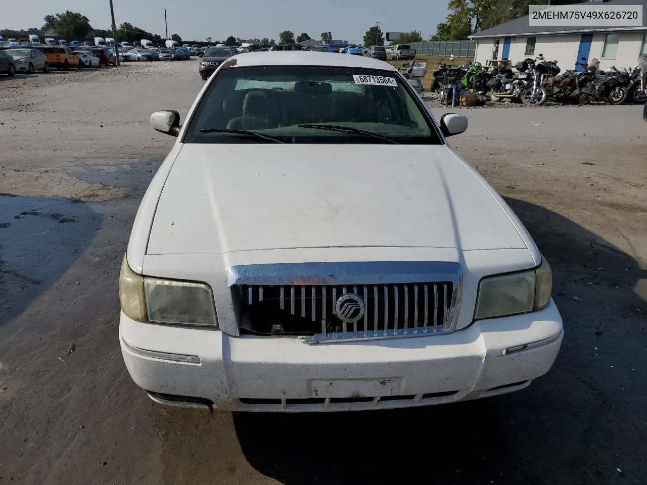 2009 Mercury Grand Marquis Ls VIN: 2MEHM75V49X626720 Lot: 68713564