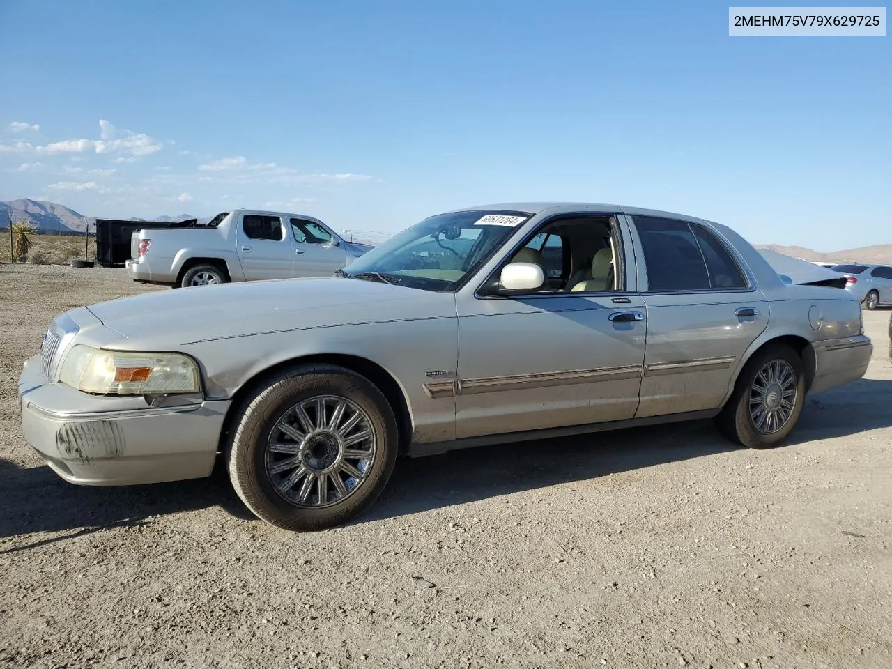 2009 Mercury Grand Marquis Ls VIN: 2MEHM75V79X629725 Lot: 69531264