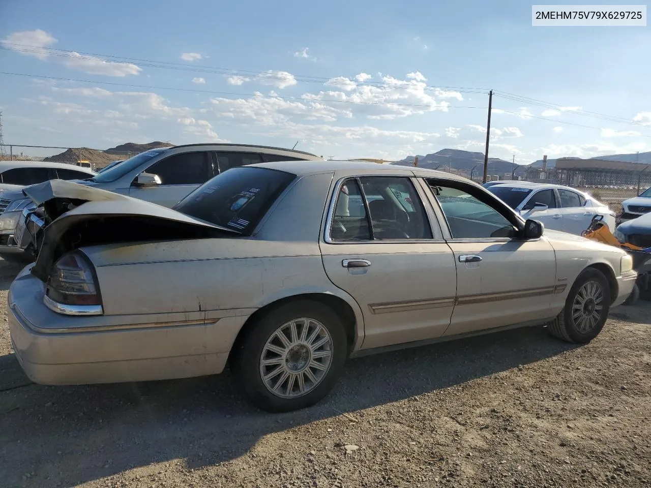 2009 Mercury Grand Marquis Ls VIN: 2MEHM75V79X629725 Lot: 69531264