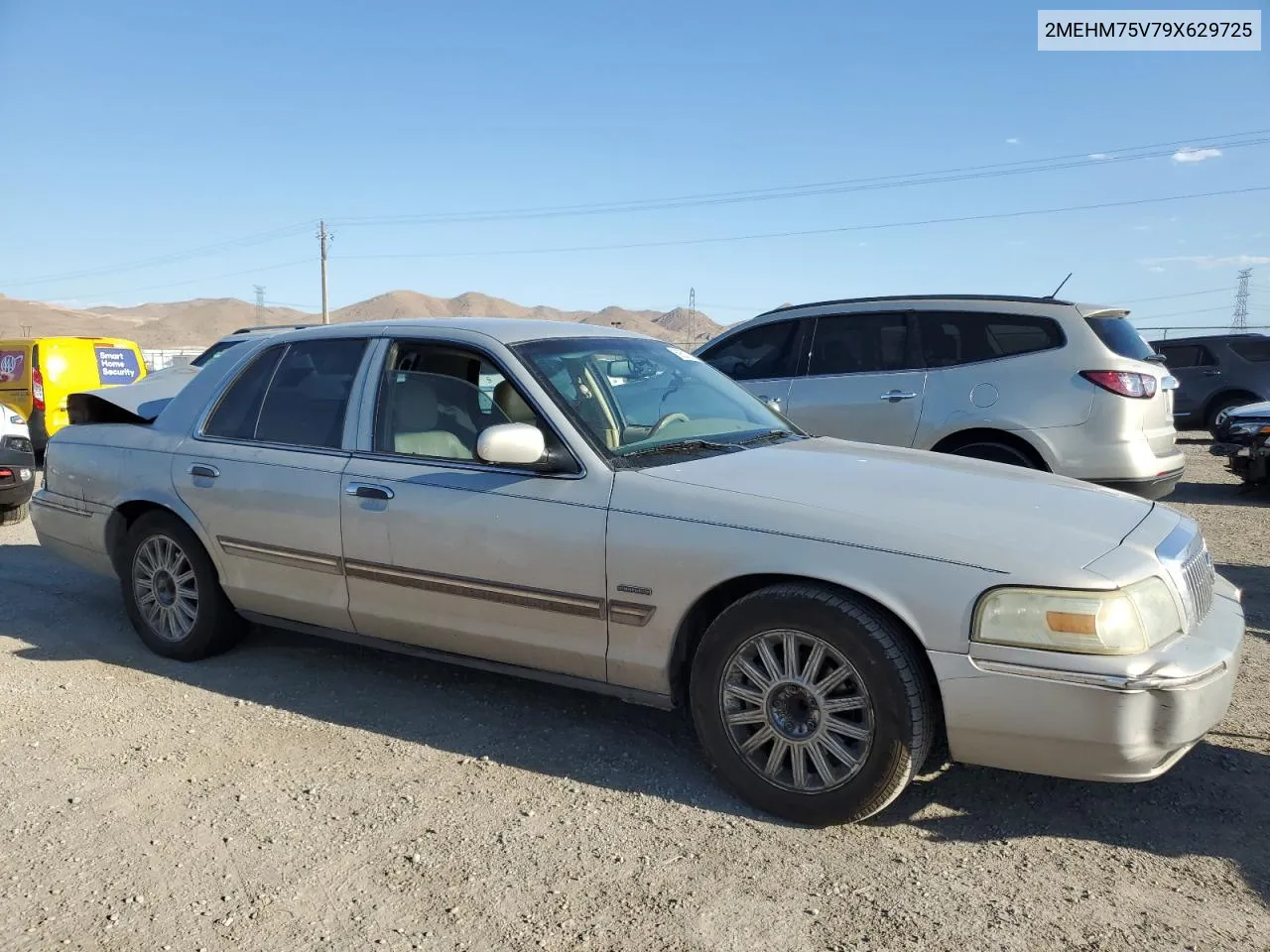 2009 Mercury Grand Marquis Ls VIN: 2MEHM75V79X629725 Lot: 69531264