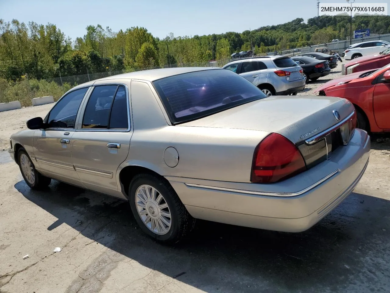 2009 Mercury Grand Marquis Ls VIN: 2MEHM75V79X616683 Lot: 70315224