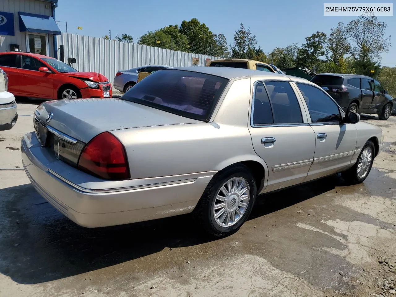 2009 Mercury Grand Marquis Ls VIN: 2MEHM75V79X616683 Lot: 70315224