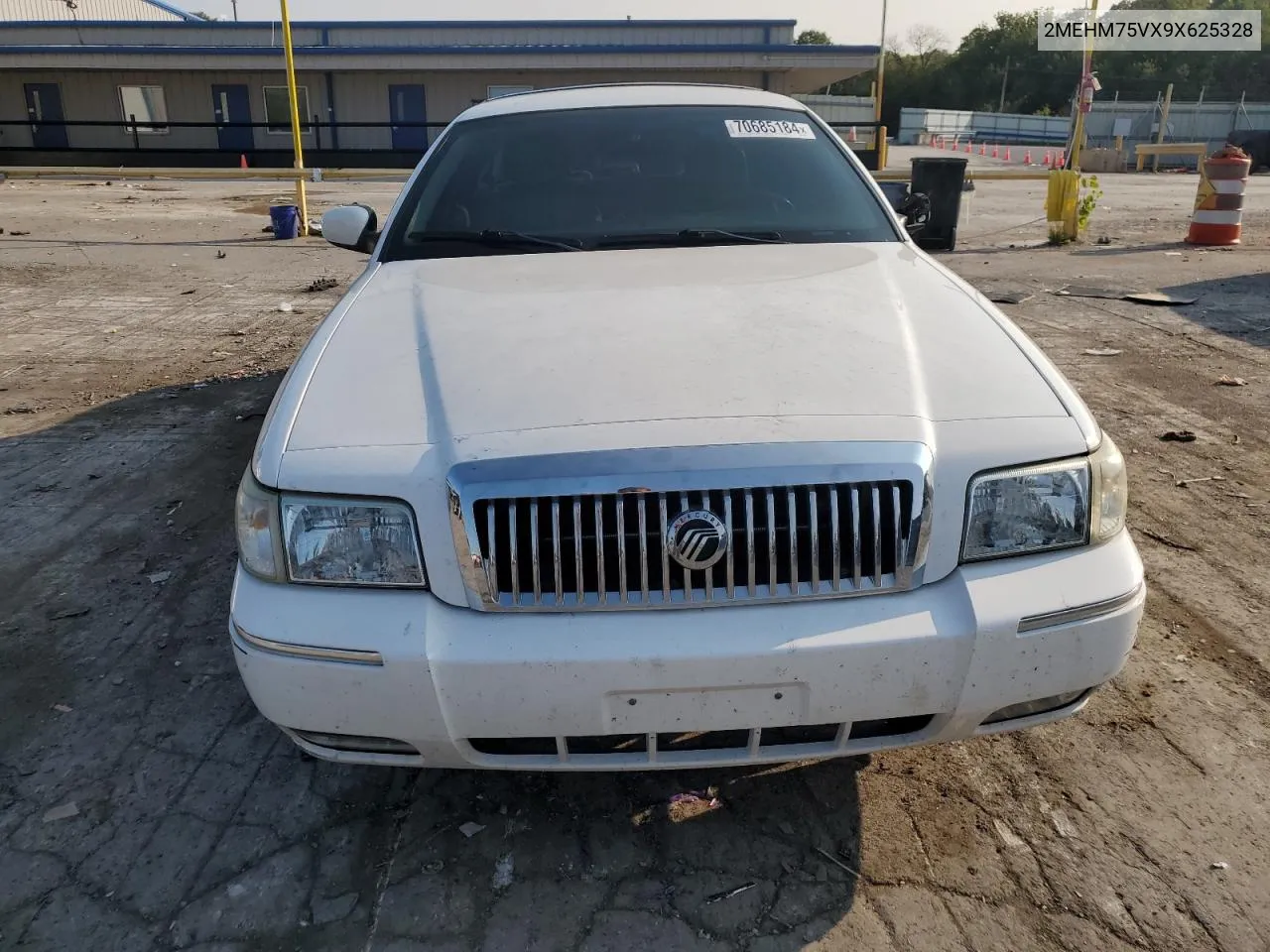 2009 Mercury Grand Marquis Ls VIN: 2MEHM75VX9X625328 Lot: 70685184