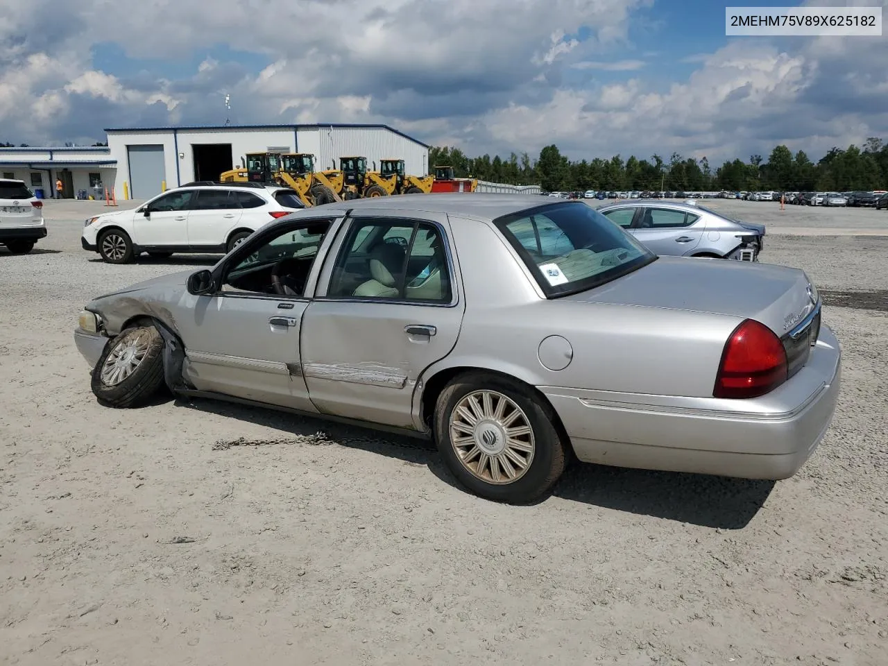 2009 Mercury Grand Marquis Ls VIN: 2MEHM75V89X625182 Lot: 71169284