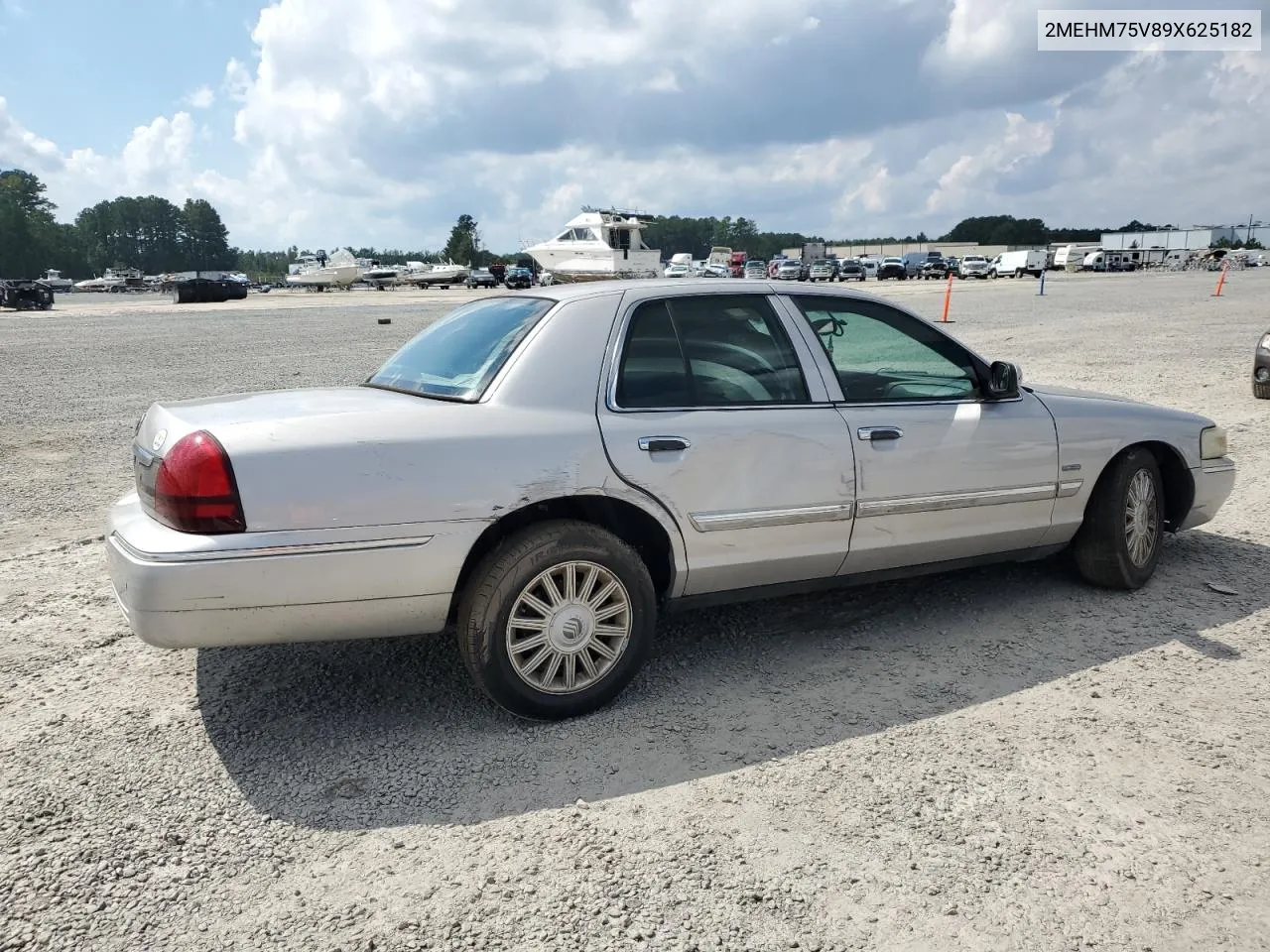 2009 Mercury Grand Marquis Ls VIN: 2MEHM75V89X625182 Lot: 71169284