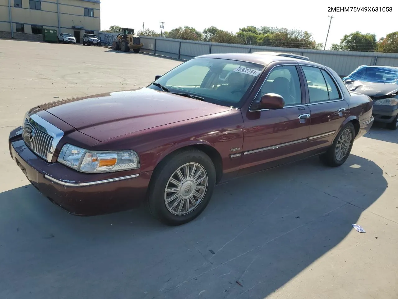 2009 Mercury Grand Marquis Ls VIN: 2MEHM75V49X631058 Lot: 72582764