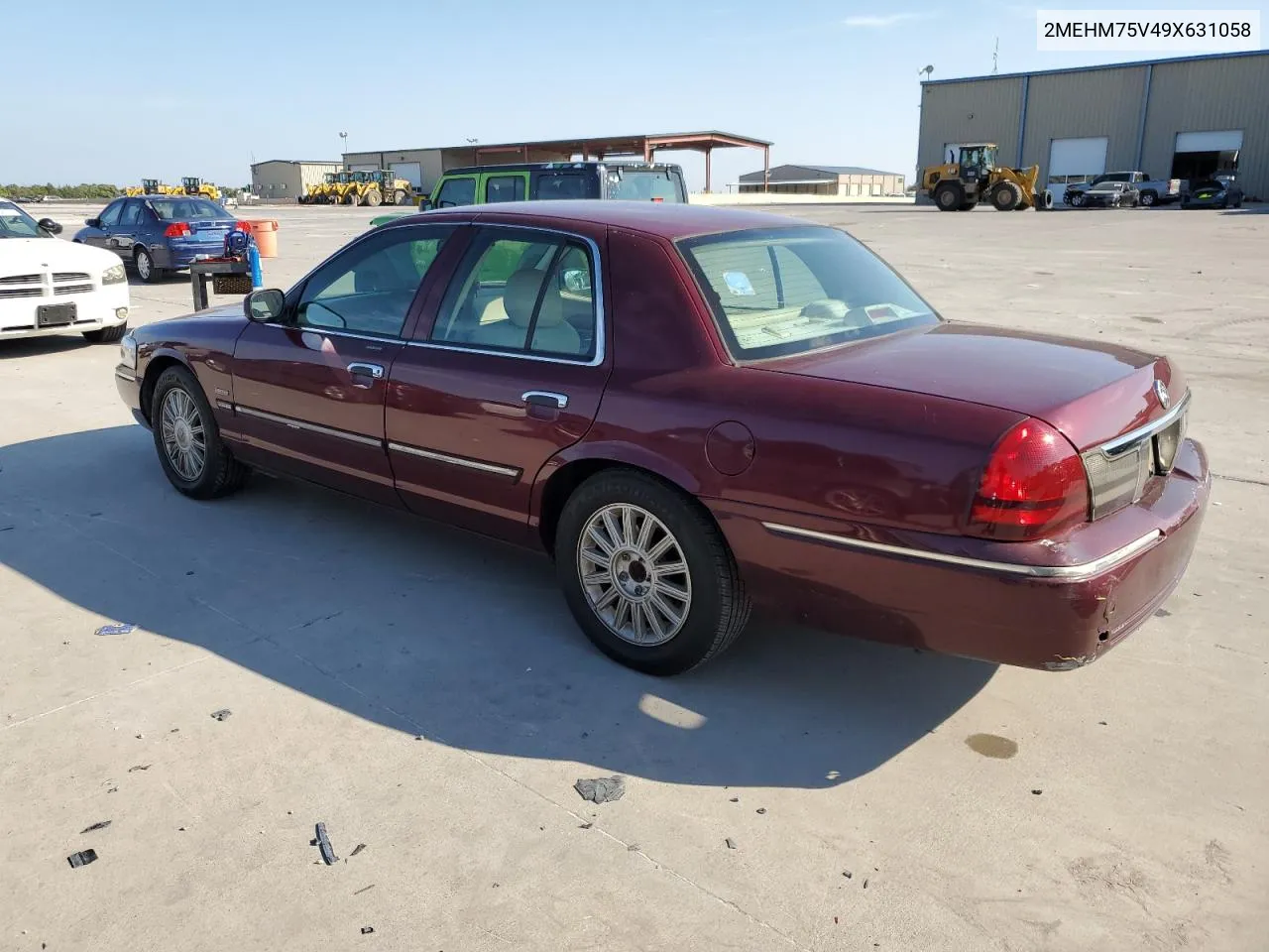 2009 Mercury Grand Marquis Ls VIN: 2MEHM75V49X631058 Lot: 72582764