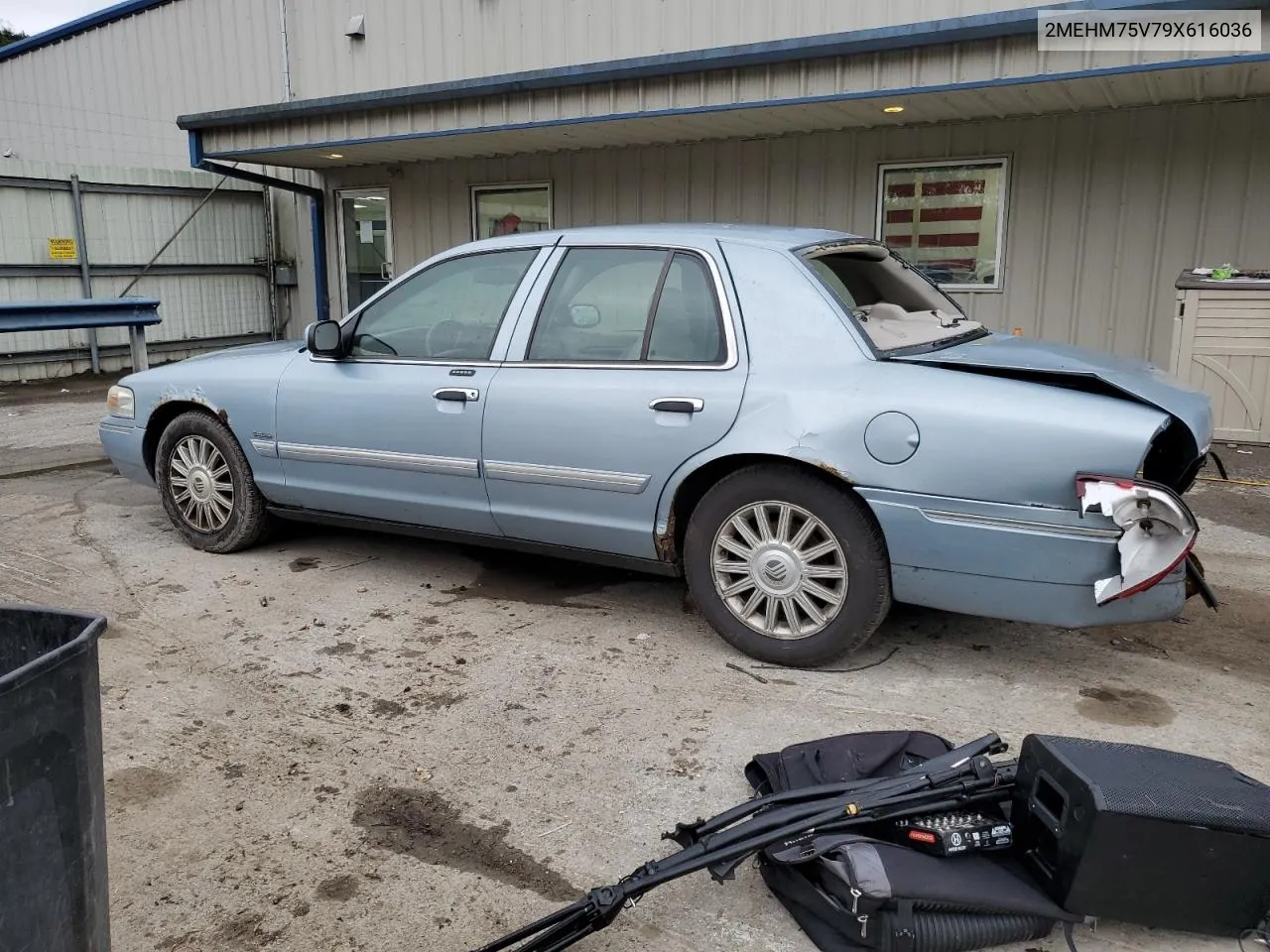 2009 Mercury Grand Marquis Ls VIN: 2MEHM75V79X616036 Lot: 72987034