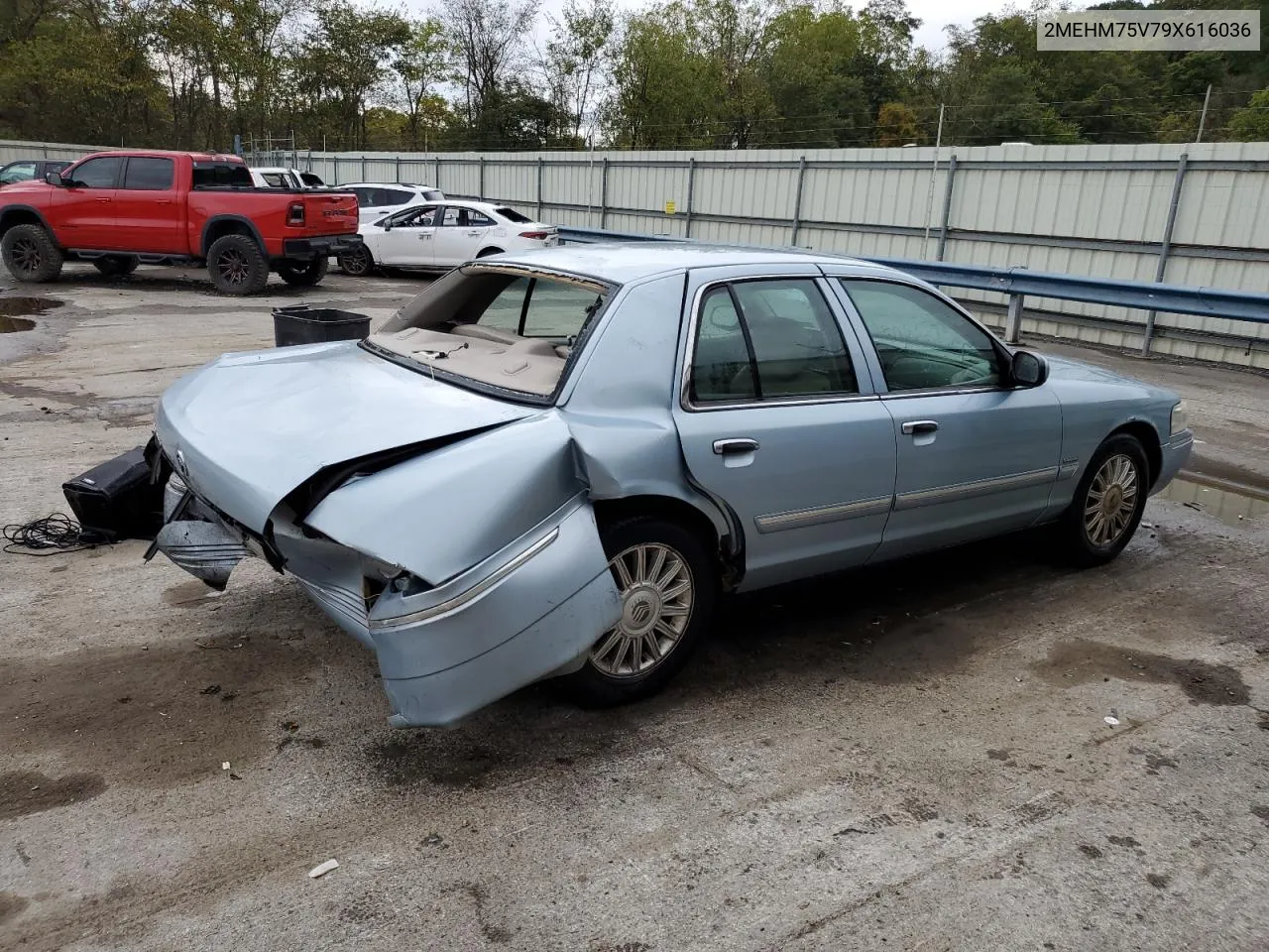 2009 Mercury Grand Marquis Ls VIN: 2MEHM75V79X616036 Lot: 72987034