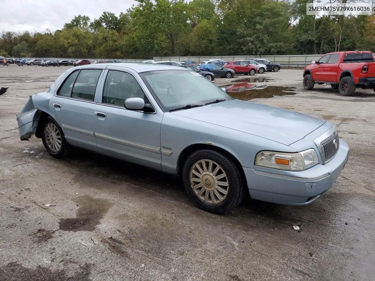 2009 Mercury Grand Marquis Ls VIN: 2MEHM75V79X616036 Lot: 72987034