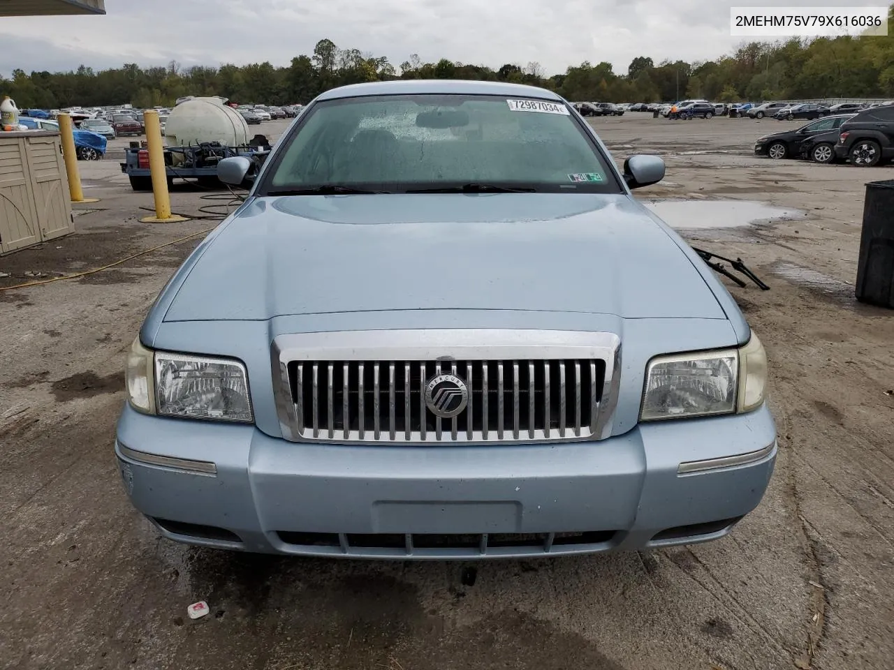 2009 Mercury Grand Marquis Ls VIN: 2MEHM75V79X616036 Lot: 72987034