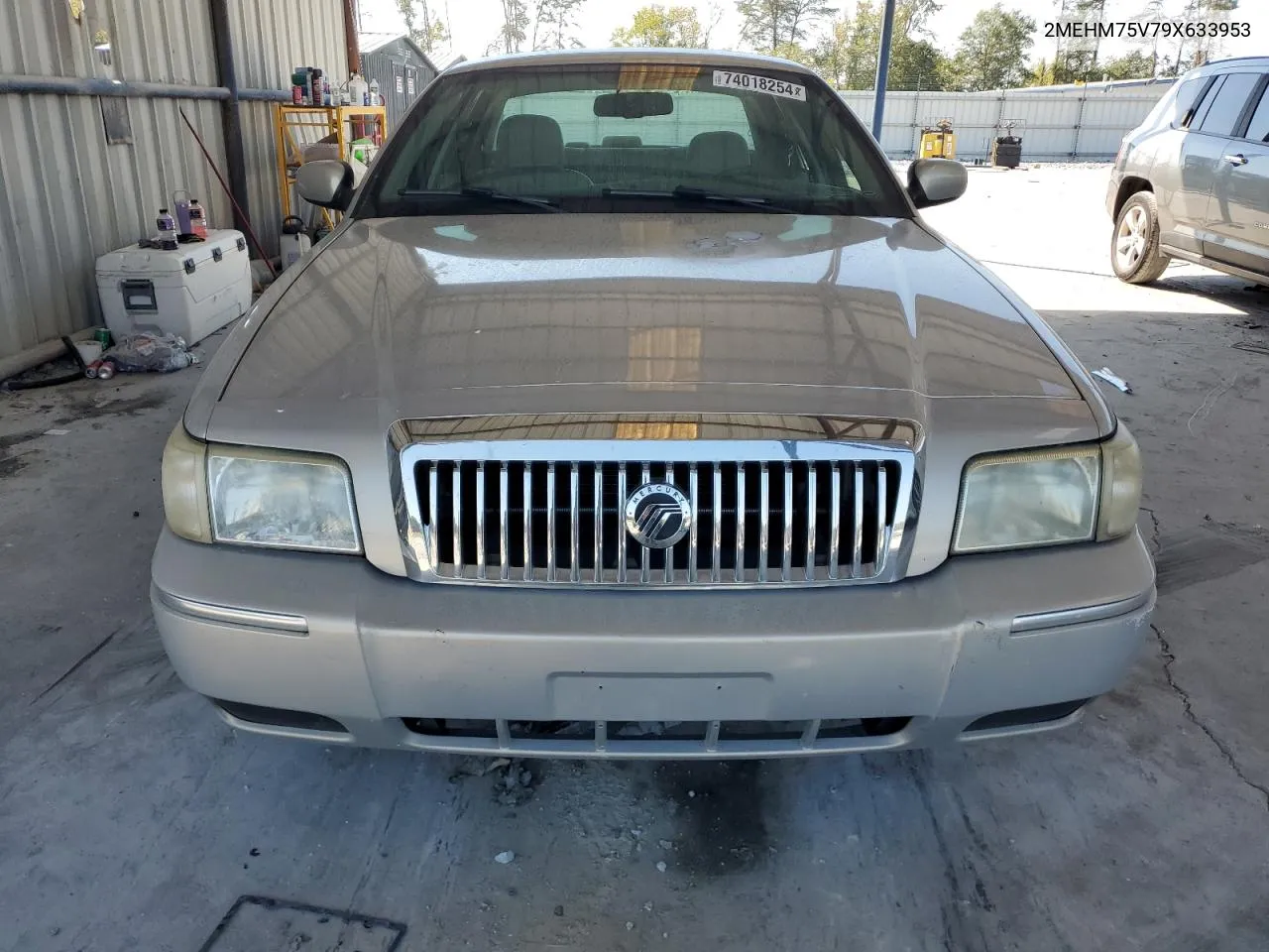 2009 Mercury Grand Marquis Ls VIN: 2MEHM75V79X633953 Lot: 74018254