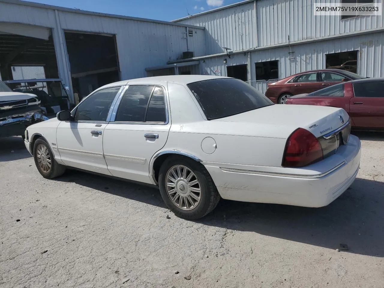 2009 Mercury Grand Marquis Ls VIN: 2MEHM75V19X633253 Lot: 75089664